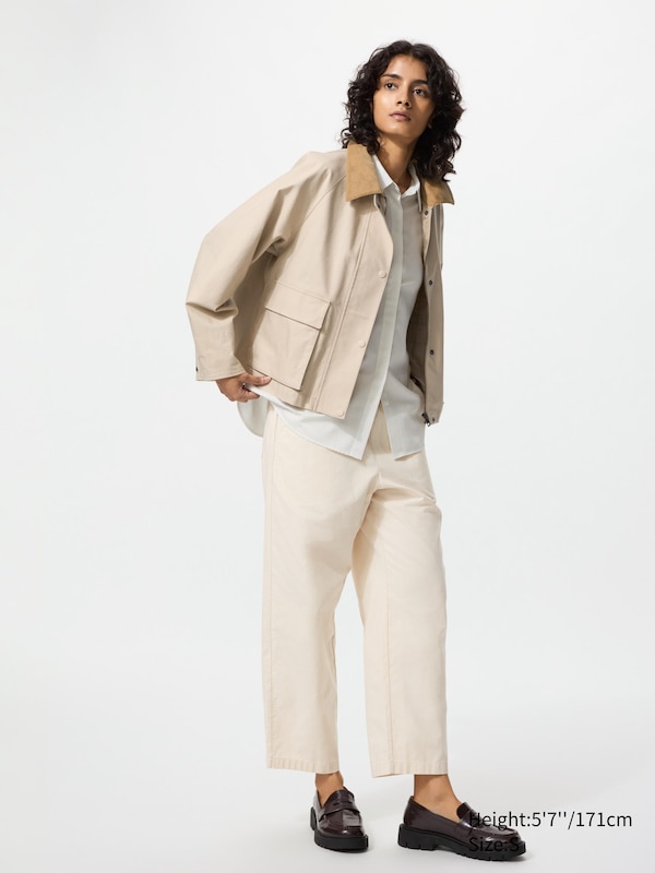 Хлопковые брюки свободного кроя до щиколотки Uniqlo, 30 natural
Хлопковые брюки свободного кроя до щиколотки Uniqlo, 30 natural