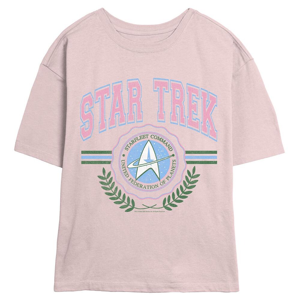 Юниорская футболка Star Trek Collegiate Skimmer с рисунком Licensed Character, цвет Blush
Юниорская футболка Star Trek Collegiate Skimmer с рисунком Licensed Character, цвет Blush