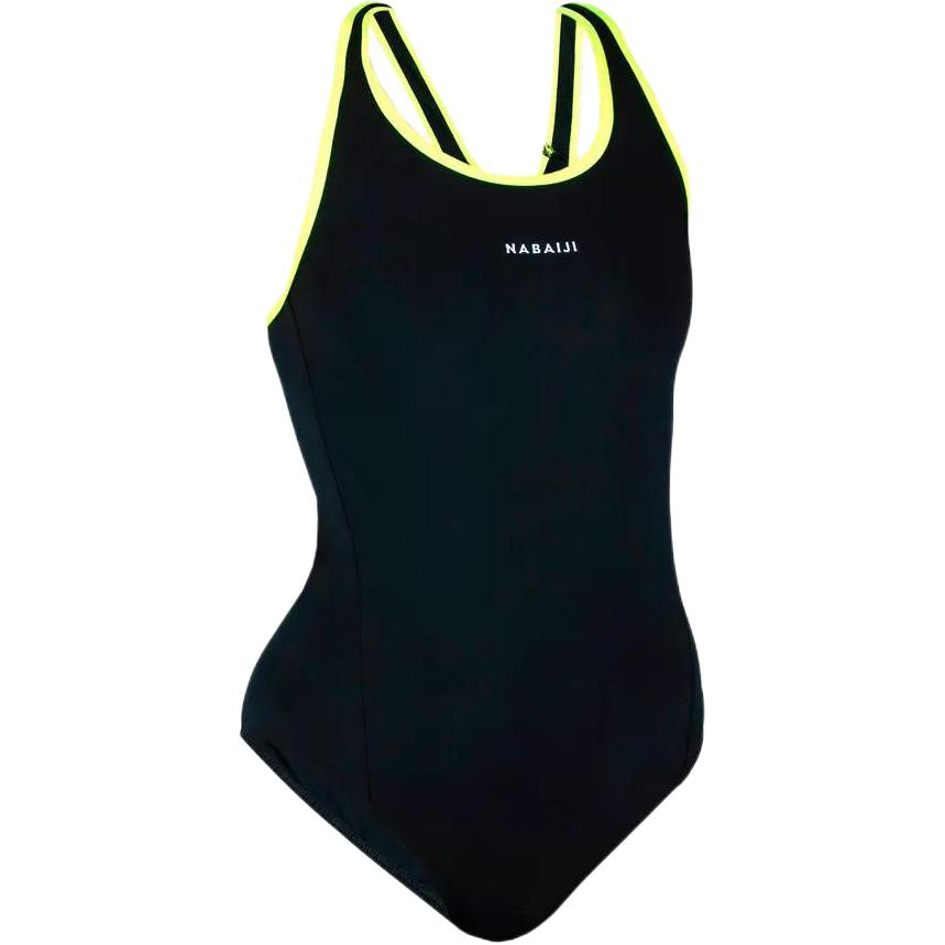 Купальник сплошной женский Дымчато-черный/Неоново-желтый DECATHLON
Купальник сплошной женский Дымчато-черный/Неоново-желтый DECATHLON