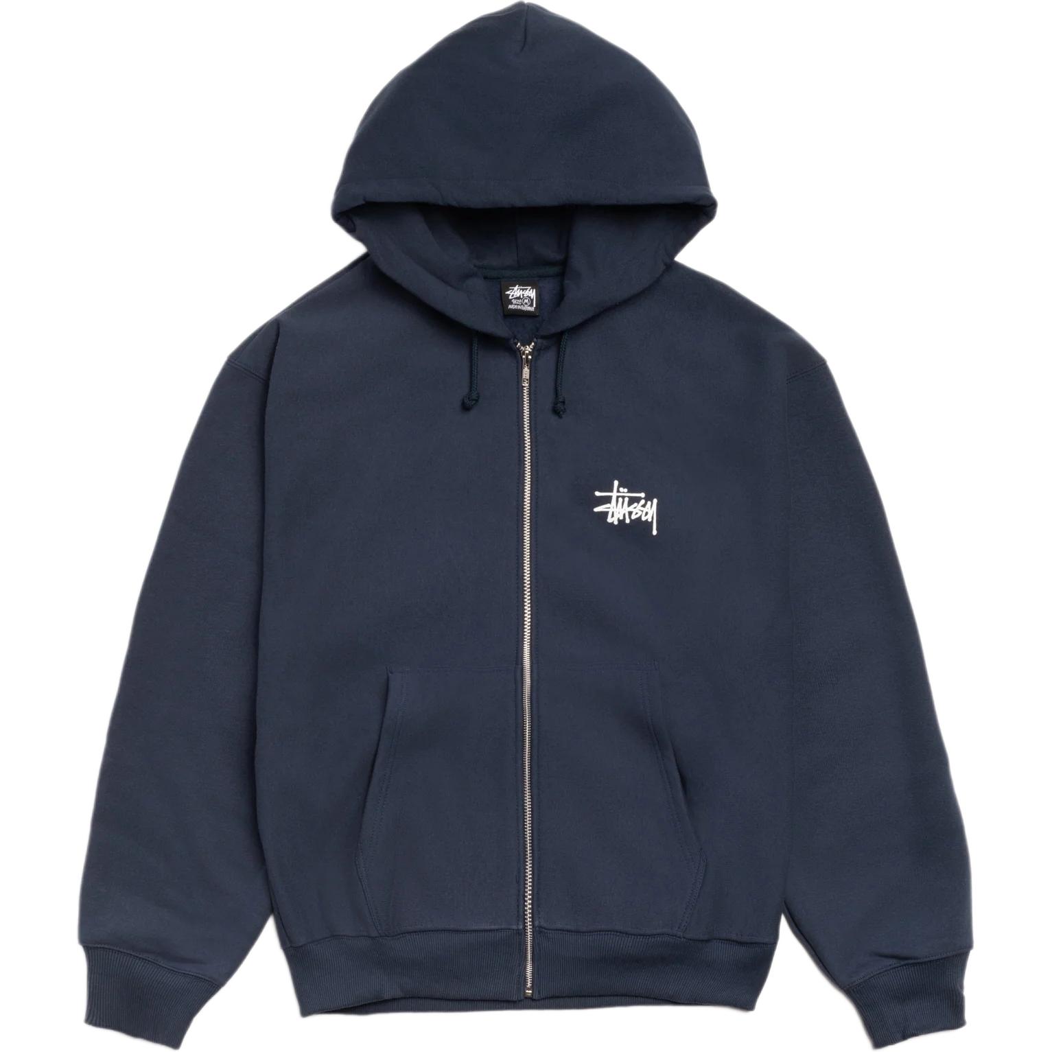 Простая толстовка на молнии Stussy, marine синий
Простая толстовка на молнии Stussy, marine синий