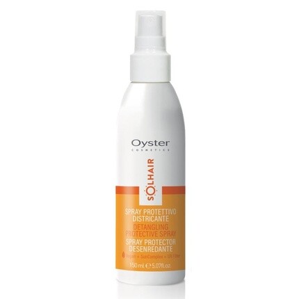 Oyster Косметика Solhair Spray 150 мл - Защитный и распутывающий спрей для волос с защитой от УФ-излучения и уходом после загара
Oyster Косметика Solhair Spray 150 мл - Защитный и распутывающий спрей для волос с защитой от УФ-излучения и уходом после загара