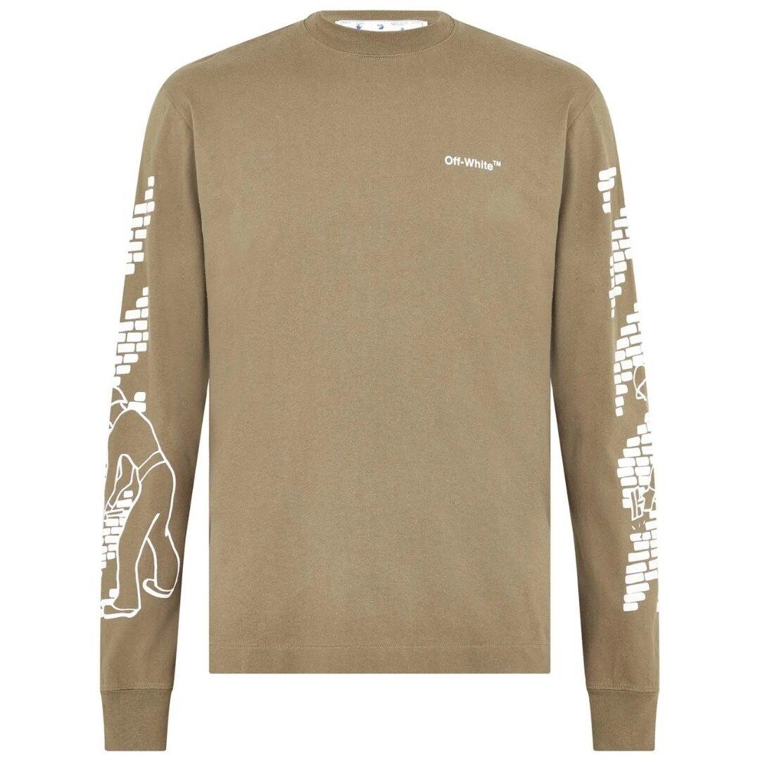 Армейско-зеленая футболка Skate Fit с длинными рукавами и логотипом Bricks Off-White, зеленый
Армейско-зеленая футболка Skate Fit с длинными рукавами и логотипом Bricks Off-White, зеленый