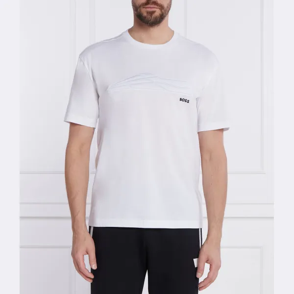Титановая футболка стандартного кроя Boss, белый
Титановая футболка стандартного кроя Boss, белый