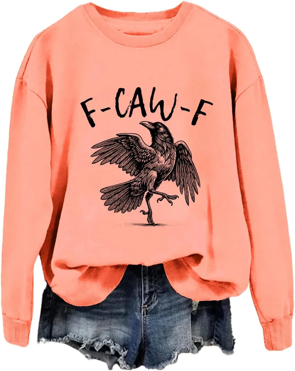 Толстовка Crow с принтом черной птицы
Толстовка Crow с принтом черной птицы