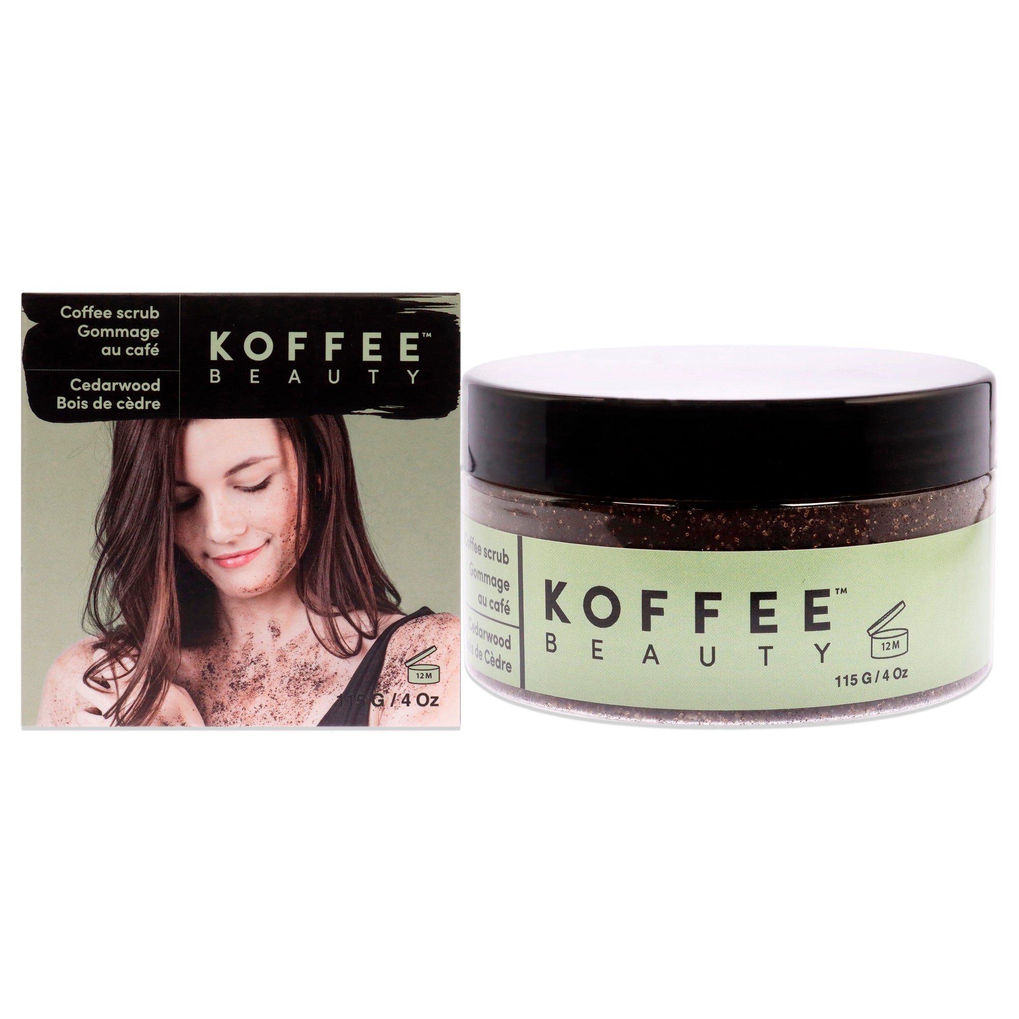 Кофейный скраб «Кедр» от Koffee Beauty для мужчин и женщин - скраб объемом 4 унции Koffee Beauty, Cedarwood
Кофейный скраб «Кедр» от Koffee Beauty для мужчин и женщин - скраб объемом 4 унции Koffee Beauty, Cedarwood