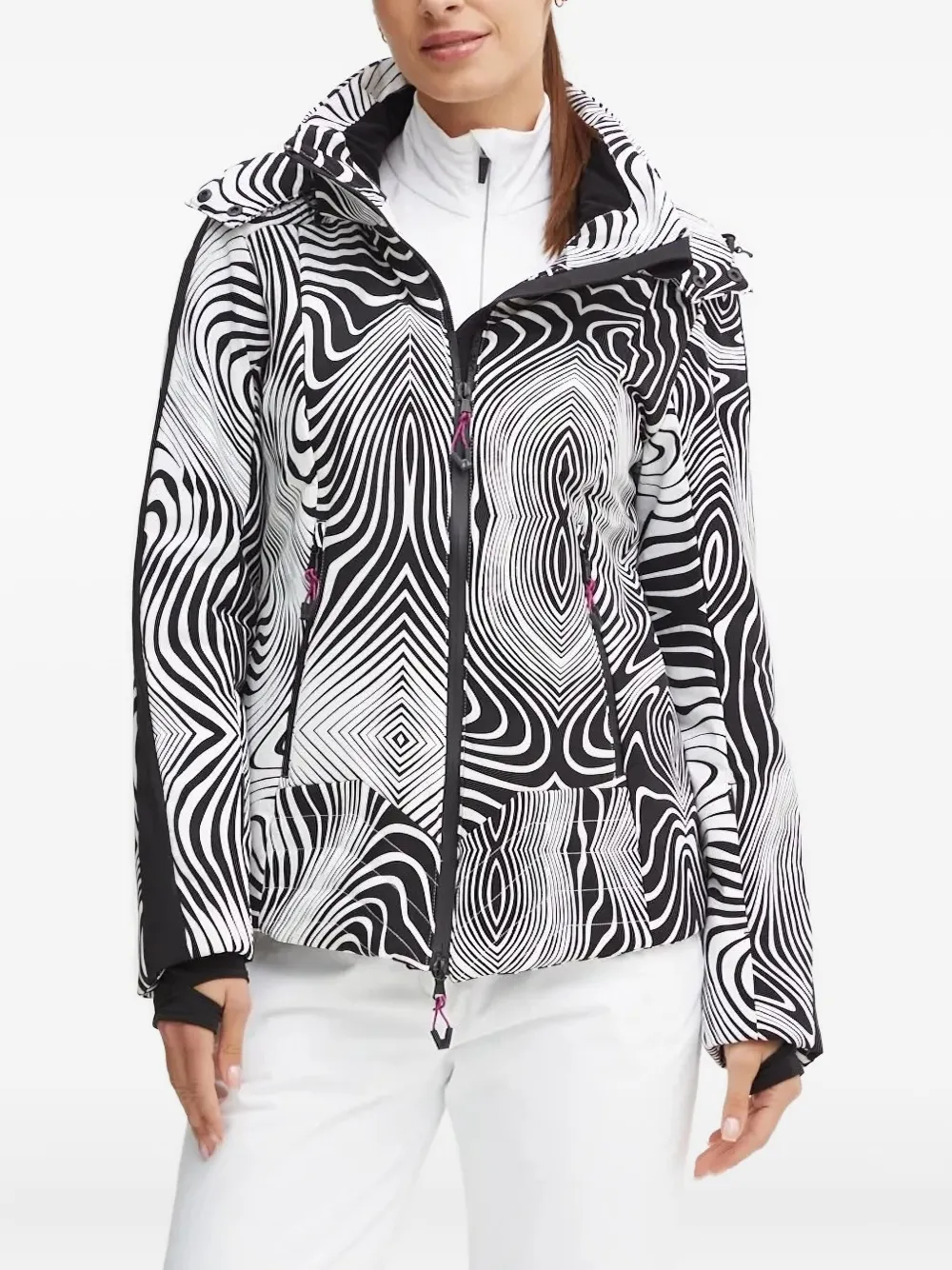 Лыжная куртка с вихревым принтом Ea7 Emporio Armani, черный
Лыжная куртка с вихревым принтом Ea7 Emporio Armani, черный