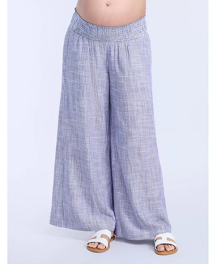 Широкие брюки для беременных с присборенной талией - Motherhood Motherhood Maternity, синий
Широкие брюки для беременных с присборенной талией - Motherhood Motherhood Maternity, синий