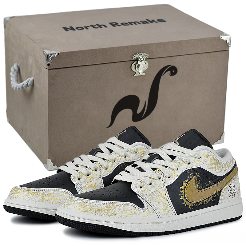 Jordan Кроссовки мужские баскетбольные Air 1 устойчивые к истиранию низкие винтажные черно-белые с золотым богом солнца в подарочной коробке, цвет Gold Sun God-Gift Box 3
Jordan Кроссовки мужские баскетбольные Air 1 устойчивые к истиранию низкие винтажные черно-белые с золотым богом солнца в подарочной коробке, цвет Gold Sun God-Gift Box 3