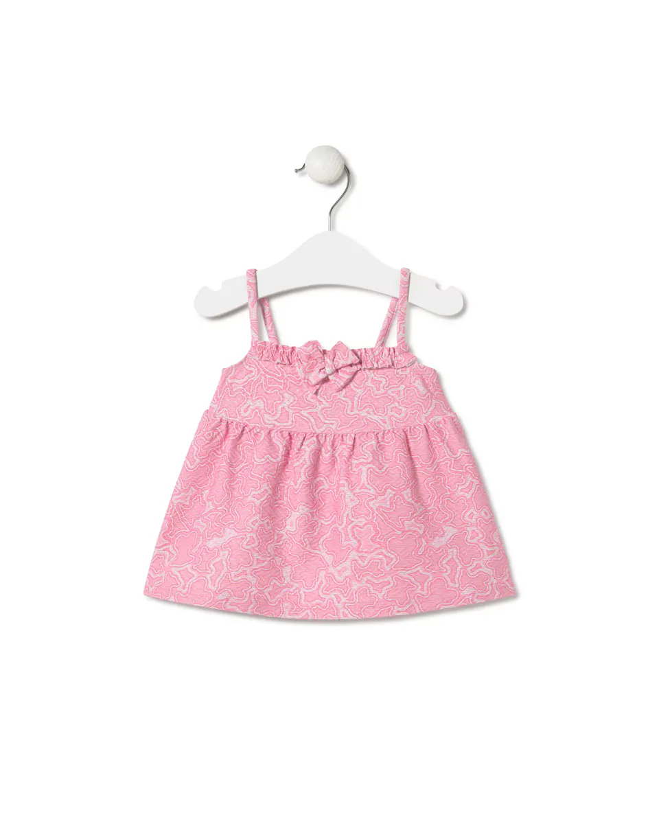 Платье для девочек на бретелях с принтом Kaos Tous, цвет Rosa
Платье для девочек на бретелях с принтом Kaos Tous, цвет Rosa