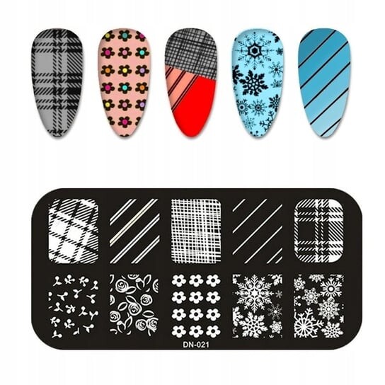 Пластина для штампа для ногтей, Tojato 
Пластина для штампа для ногтей, Tojato