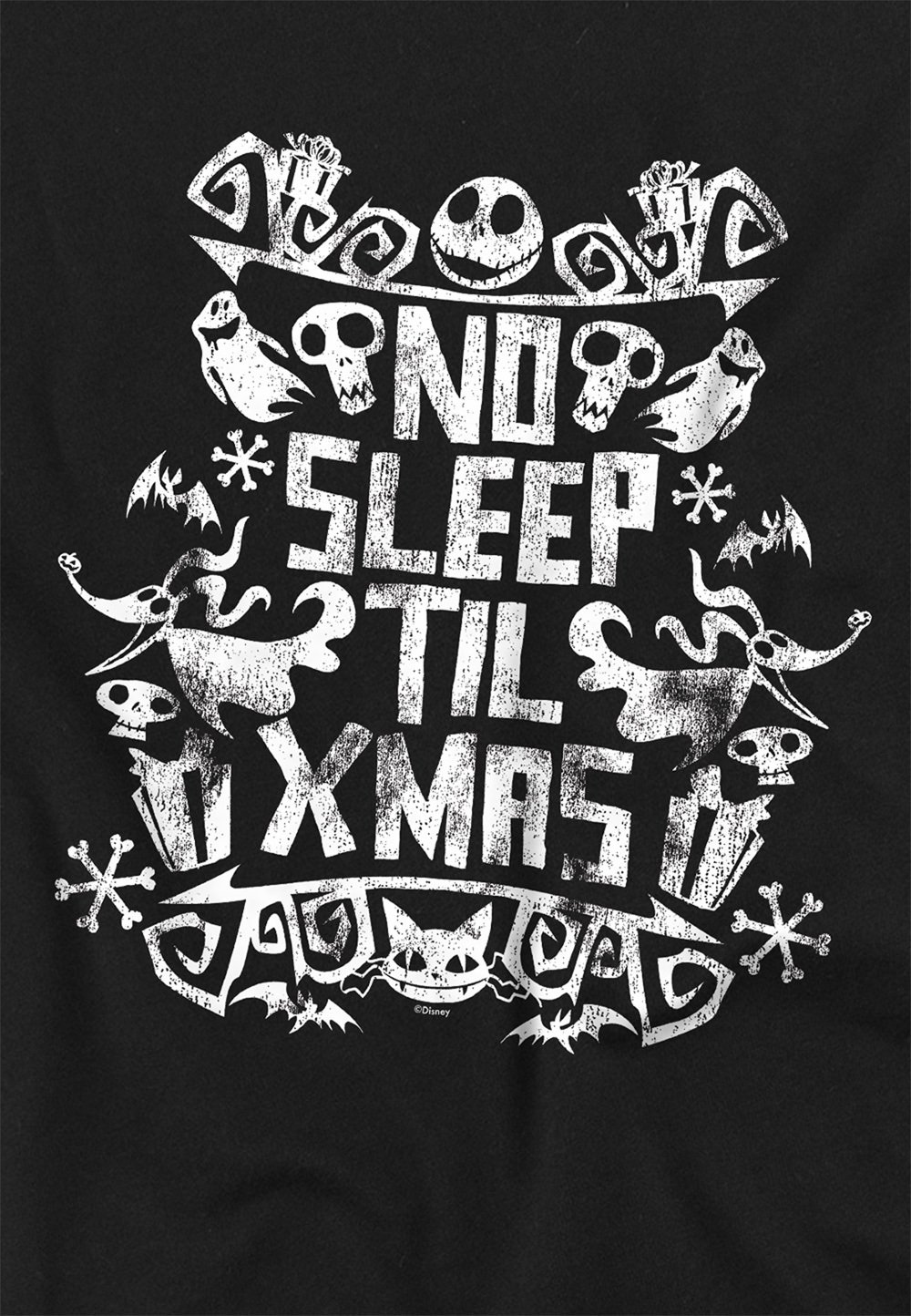 Футболка с принтом THE NIGHTMARE BEFORE CHRISTMAS NO SLEEP TILL XMAS Star Wars, черный
Футболка с принтом THE NIGHTMARE BEFORE CHRISTMAS NO SLEEP TILL XMAS Star Wars, черный