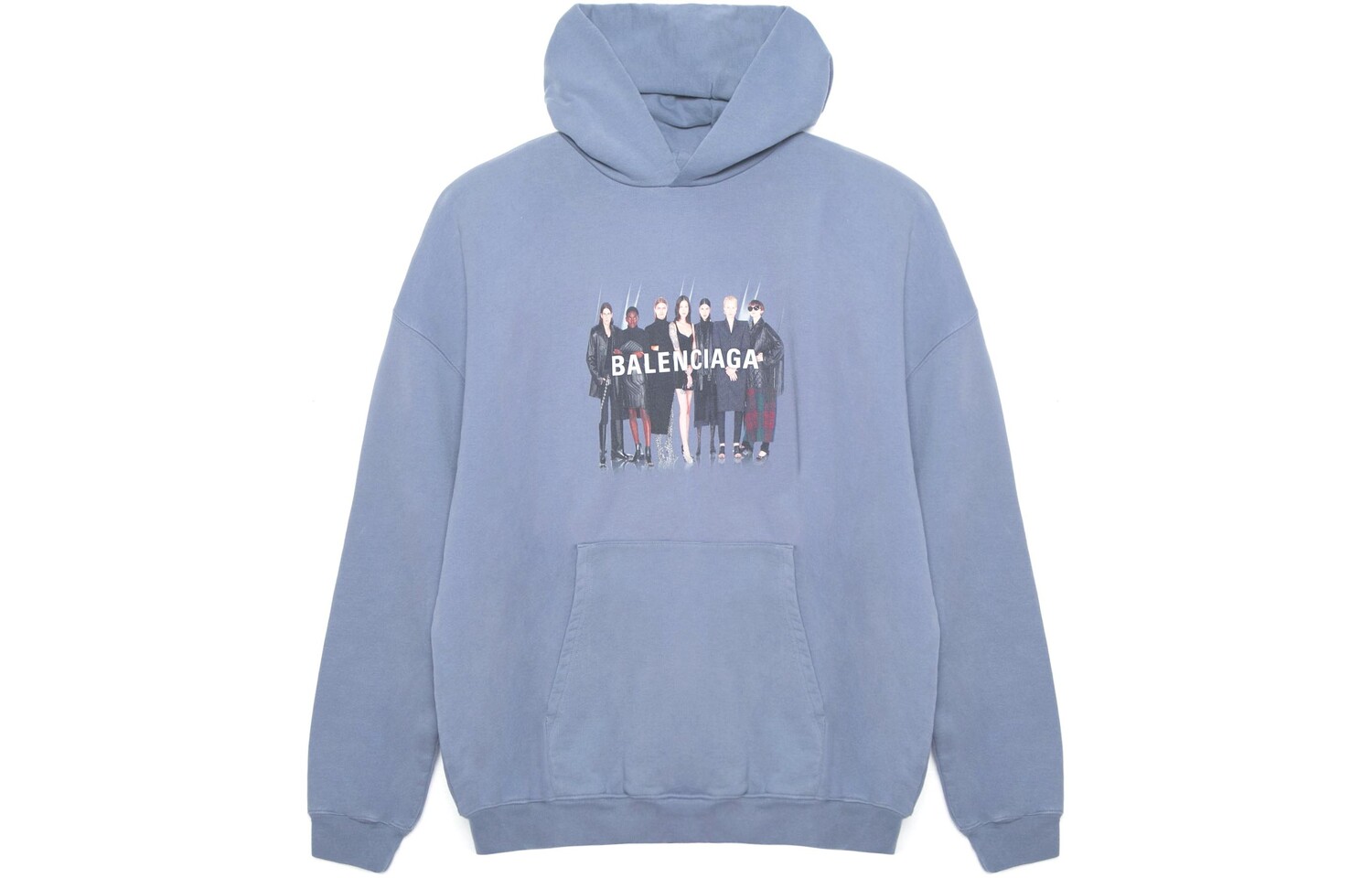 Толстовка унисекс серо-голубая Balenciaga, серый/синий
Толстовка унисекс серо-голубая Balenciaga, серый/синий