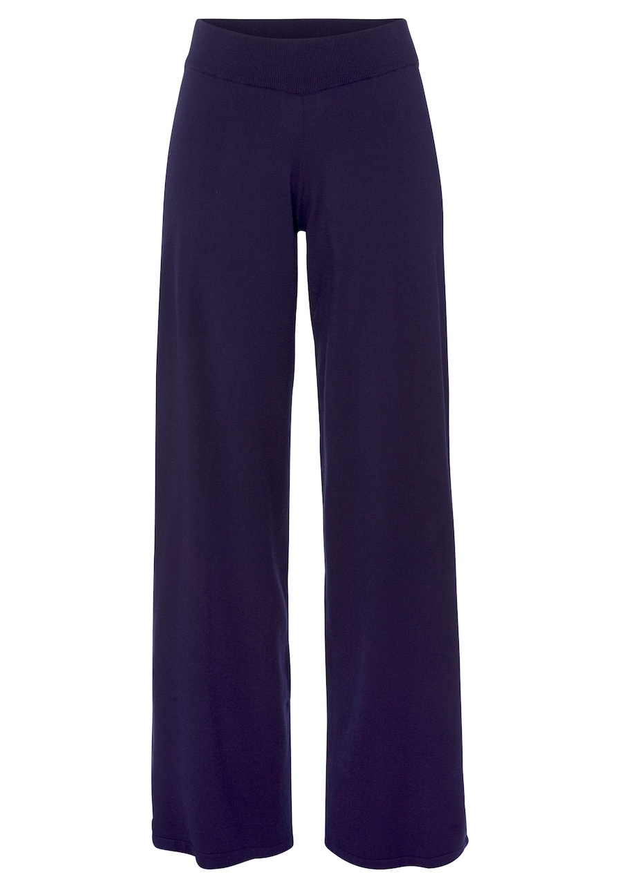 Широкие брюки LASCANA, темно-синий
Широкие брюки LASCANA, темно-синий