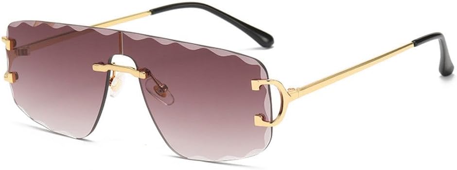 Цельные солнцезащитные очки для мужчин, металлическая большая оправа, подарочная коробка; женские солнцезащитные очки без оправы для вождения, рыбалки, с защитой от УФ-излучения UV400 WNCKSQ, C03 Coffee Color
Цельные солнцезащитные очки для мужчин, металлическая большая оправа, подарочная коробка; женские солнцезащитные очки без оправы для вождения, рыбалки, с защитой от УФ-излучения UV400 WNCKSQ, C03 Coffee Color