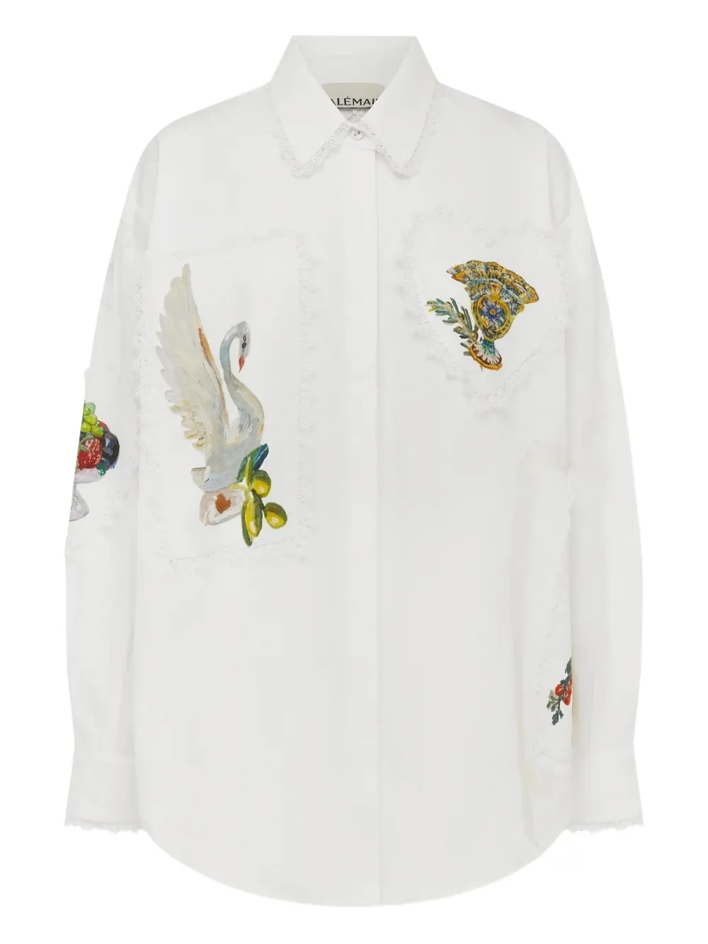 Рубашка Orazio с кружевными вставками ALEMAIS, белый
Рубашка Orazio с кружевными вставками ALEMAIS, белый