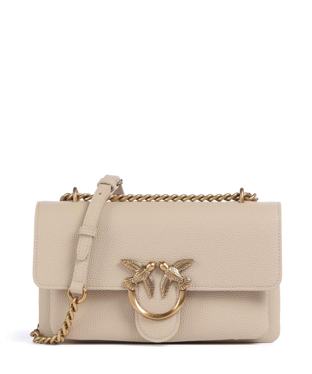 Love soft мини-сумка через плечо из зернистой кожи Pinko, бежевый
Love soft мини-сумка через плечо из зернистой кожи Pinko, бежевый