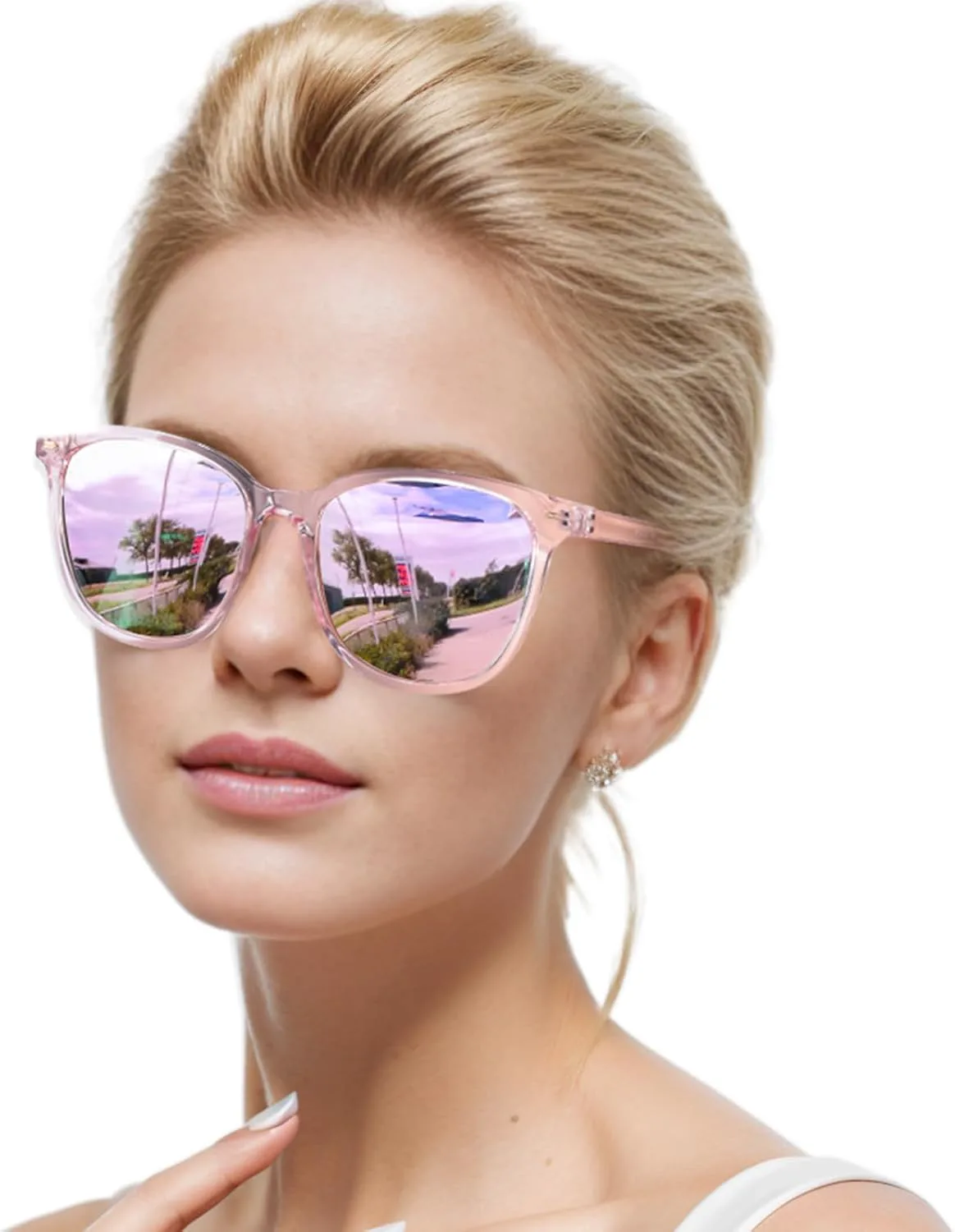 Женские поляризованные солнцезащитные очки IGnaef Trendy, квадратные зеркальные, с защитой от УФ-излучения и антибликовым покрытием IF1851, C01 Pink/ Pink Mirrored
Женские поляризованные солнцезащитные очки IGnaef Trendy, квадратные зеркальные, с защитой от УФ-излучения и антибликовым покрытием IF1851, C01 Pink/ Pink Mirrored