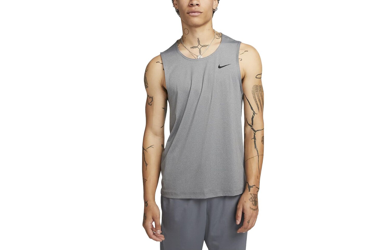 Майка Dri-Fit для мужчин, цвет дымчатый серый Nike, серый
Майка Dri-Fit для мужчин, цвет дымчатый серый Nike, серый