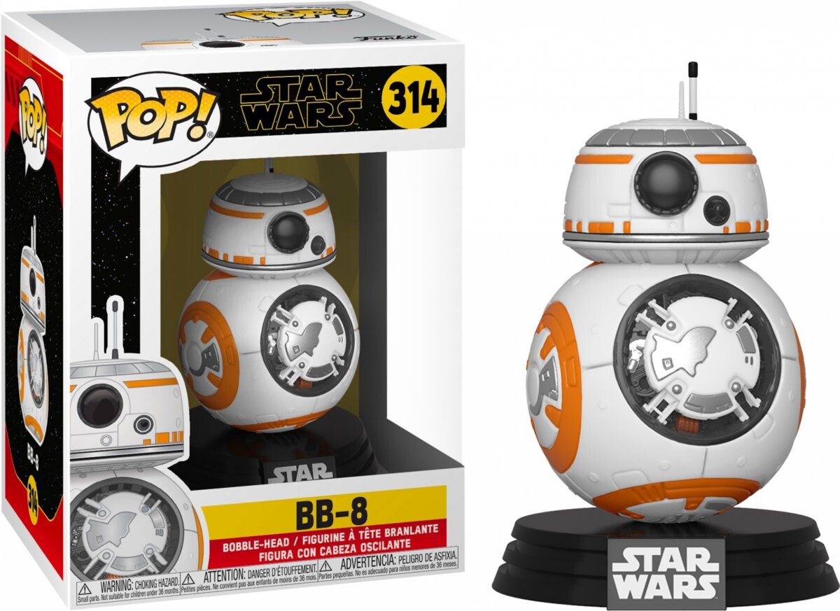 Funko POP! Звездные войны, коллекционная фигурка, BB-8, 314
Funko POP! Звездные войны, коллекционная фигурка, BB-8, 314