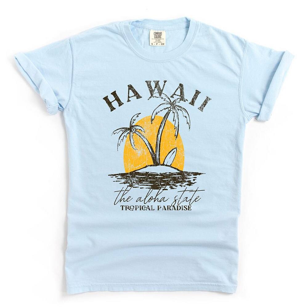 Футболки Hawaii Tropical Paradise, окрашенные в готовую одежду Simply Sage Market, цвет Chambray
Футболки Hawaii Tropical Paradise, окрашенные в готовую одежду Simply Sage Market, цвет Chambray