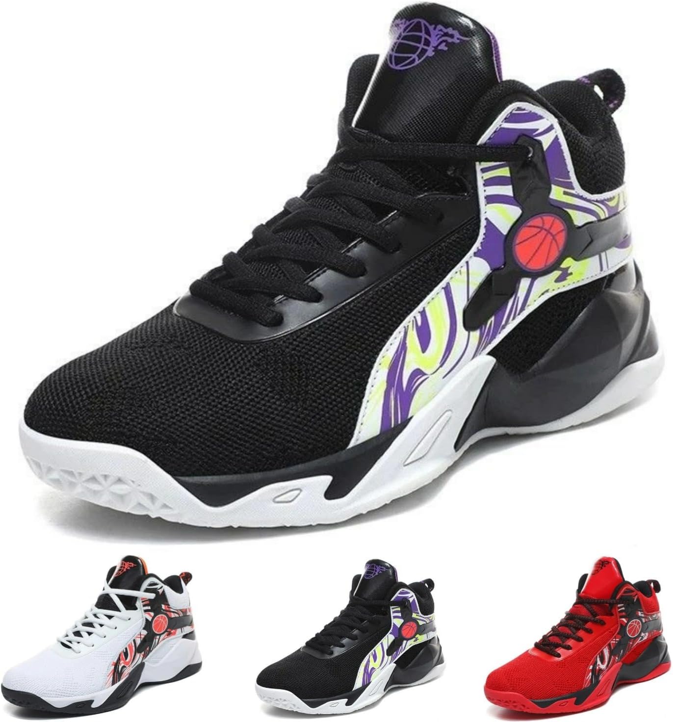 Высокие баскетбольные кроссовки для мужчин и женщин, модные кеды, стильная обувь с контрастными цветами, легкая и дышащая спортивная обувь Macefil, черный
Высокие баскетбольные кроссовки для мужчин и женщин, модные кеды, стильная обувь с контрастными цветами, легкая и дышащая спортивная обувь Macefil, черный