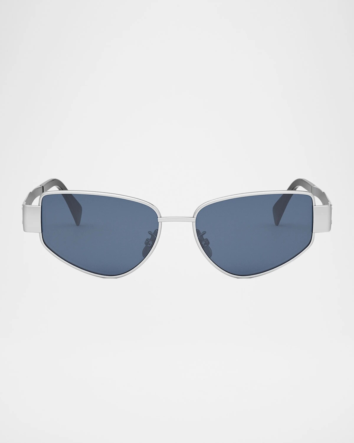 Мужские солнцезащитные очки Triomphe в металлическом корпусе «кошачий глаз» Celine, цвет Shiny Palladium Blue
Мужские солнцезащитные очки Triomphe в металлическом корпусе «кошачий глаз» Celine, цвет Shiny Palladium Blue