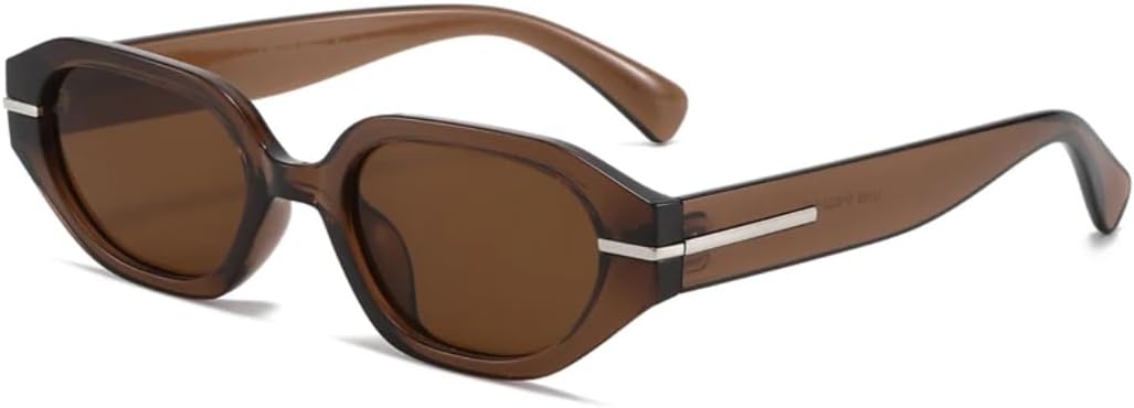 Солнцезащитные очки в толстой оправе для женщин, красочные, в стиле ретро, многоугольные, для активного отдыха и спорта, для мужчин, для вождения, с широкими дужками, защита от УФ-излучения UV400 VFDHN, Brown
Солнцезащитные очки в толстой оправе для женщин, красочные, в стиле ретро, многоугольные, для активного отдыха и спорта, для мужчин, для вождения, с широкими дужками, защита от УФ-излучения UV400 VFDHN, Brown