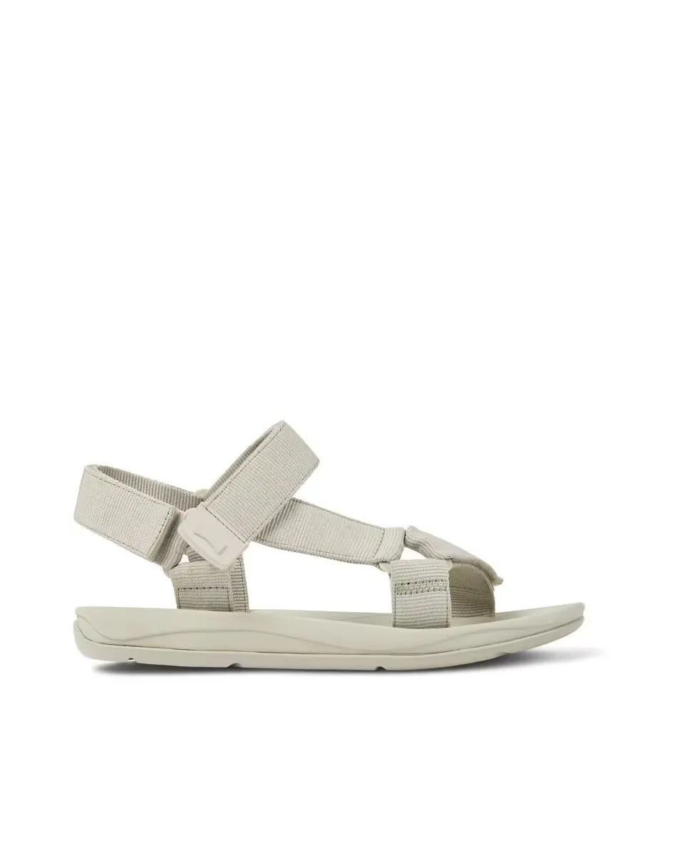 Мужские однотонные сандалии с цепкими ремешками Camper, светло-серый
Мужские однотонные сандалии с цепкими ремешками Camper, светло-серый