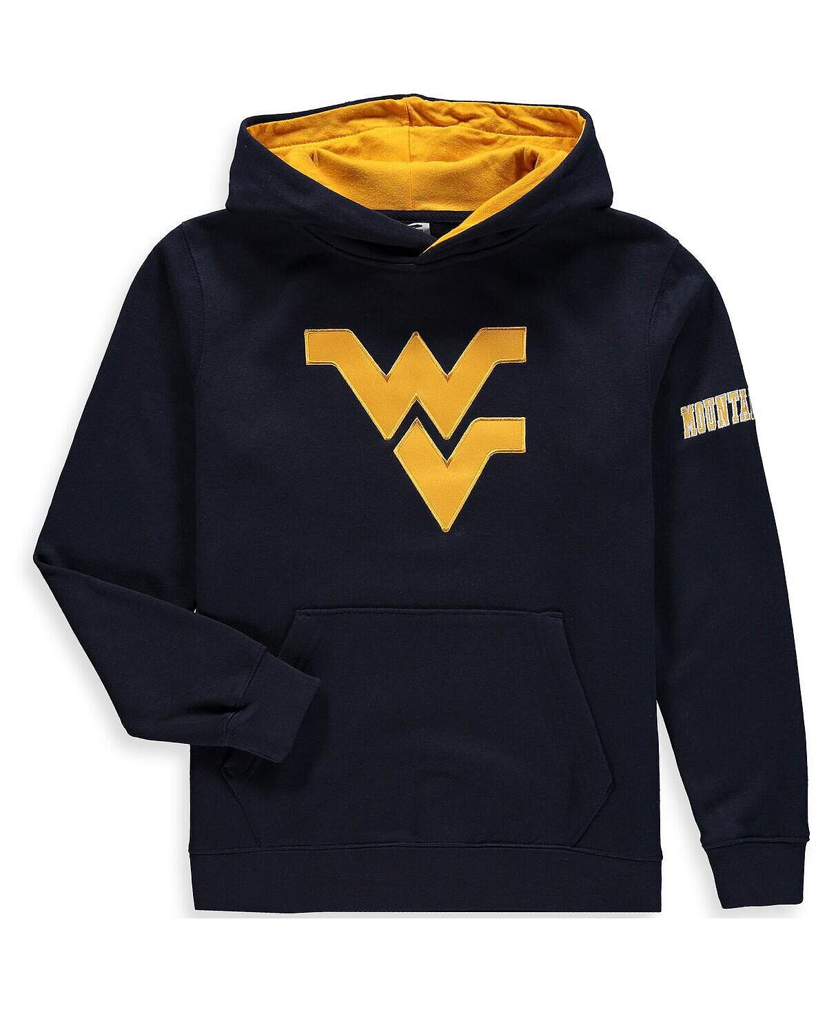 Темно-синий пуловер с капюшоном и большим логотипом Big Boys West Virginia Mountaineers Stadium Athletic
Темно-синий пуловер с капюшоном и большим логотипом Big Boys West Virginia Mountaineers Stadium Athletic