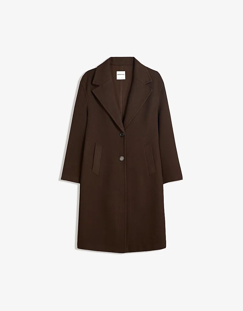 Длинное мягкое пальто Bershka коричневого цвета
Длинное мягкое пальто Bershka коричневого цвета