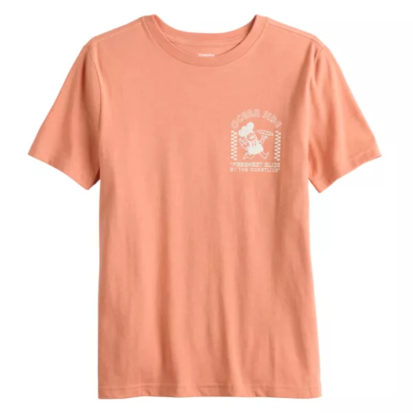 Футболка с коротким рукавом и принтом для мальчиков 8-20 лет на каждый день Sonoma Goods For Life, цвет coral pizza
Футболка с коротким рукавом и принтом для мальчиков 8-20 лет на каждый день Sonoma Goods For Life, цвет coral pizza