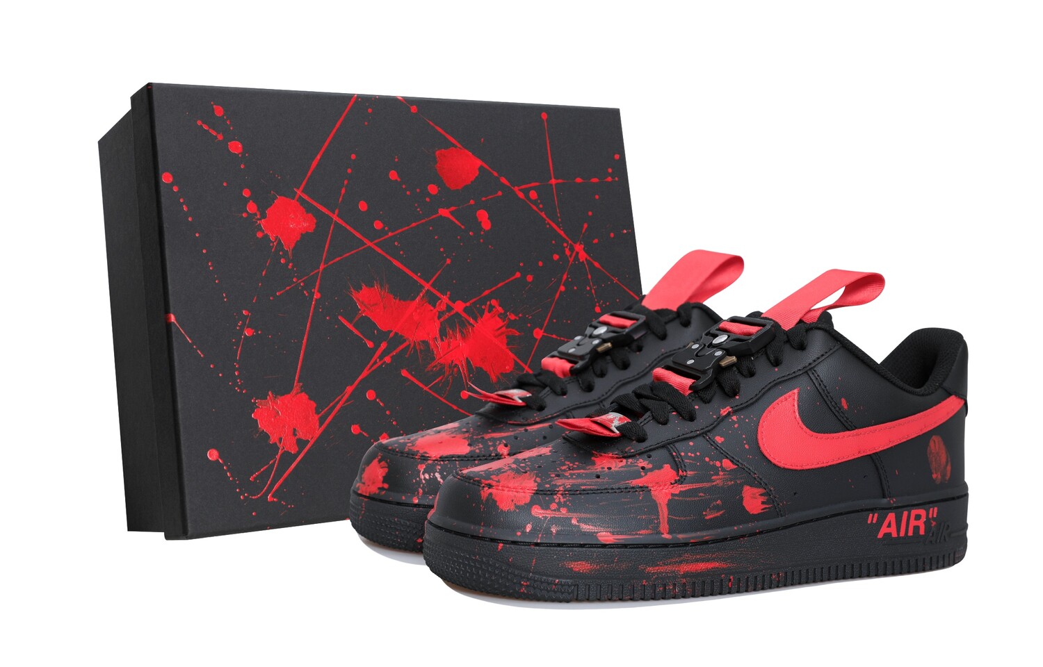 Кроссовки Nike Air Force 1 Skateboarding Shoes Unisex Low-top Black/Red, черный
Кроссовки Nike Air Force 1 Skateboarding Shoes Unisex Low-top Black/Red, черный