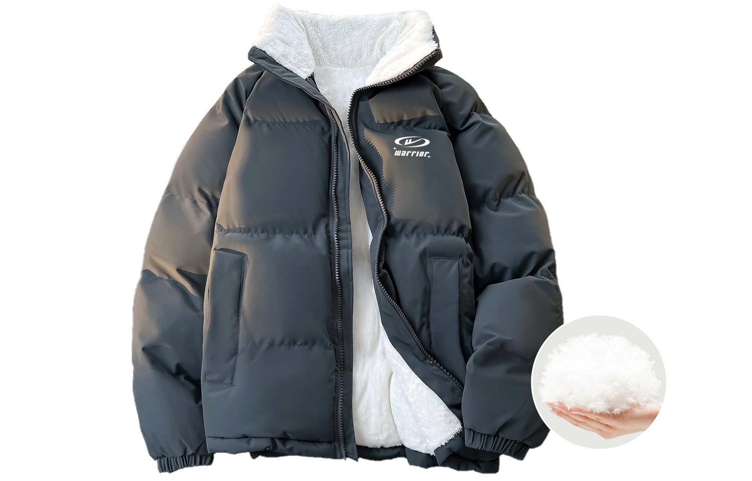 WARRIOR Пуховик Unisex, Dark Gray
WARRIOR Пуховик Unisex, Dark Gray