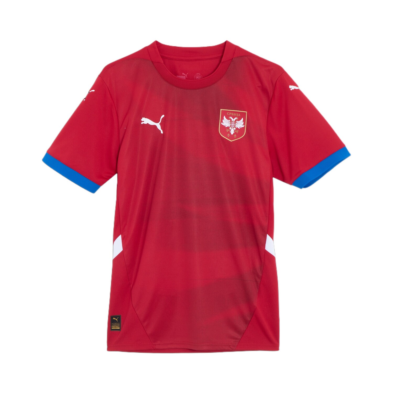 Мужское футбольное джерси Puma, цвет Crimson - dark blue
Мужское футбольное джерси Puma, цвет Crimson - dark blue