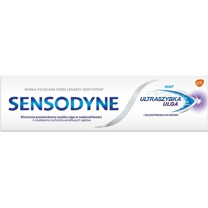 Быстрая помощь и длительная защита, 75 мл, Sensodyne
Быстрая помощь и длительная защита, 75 мл, Sensodyne