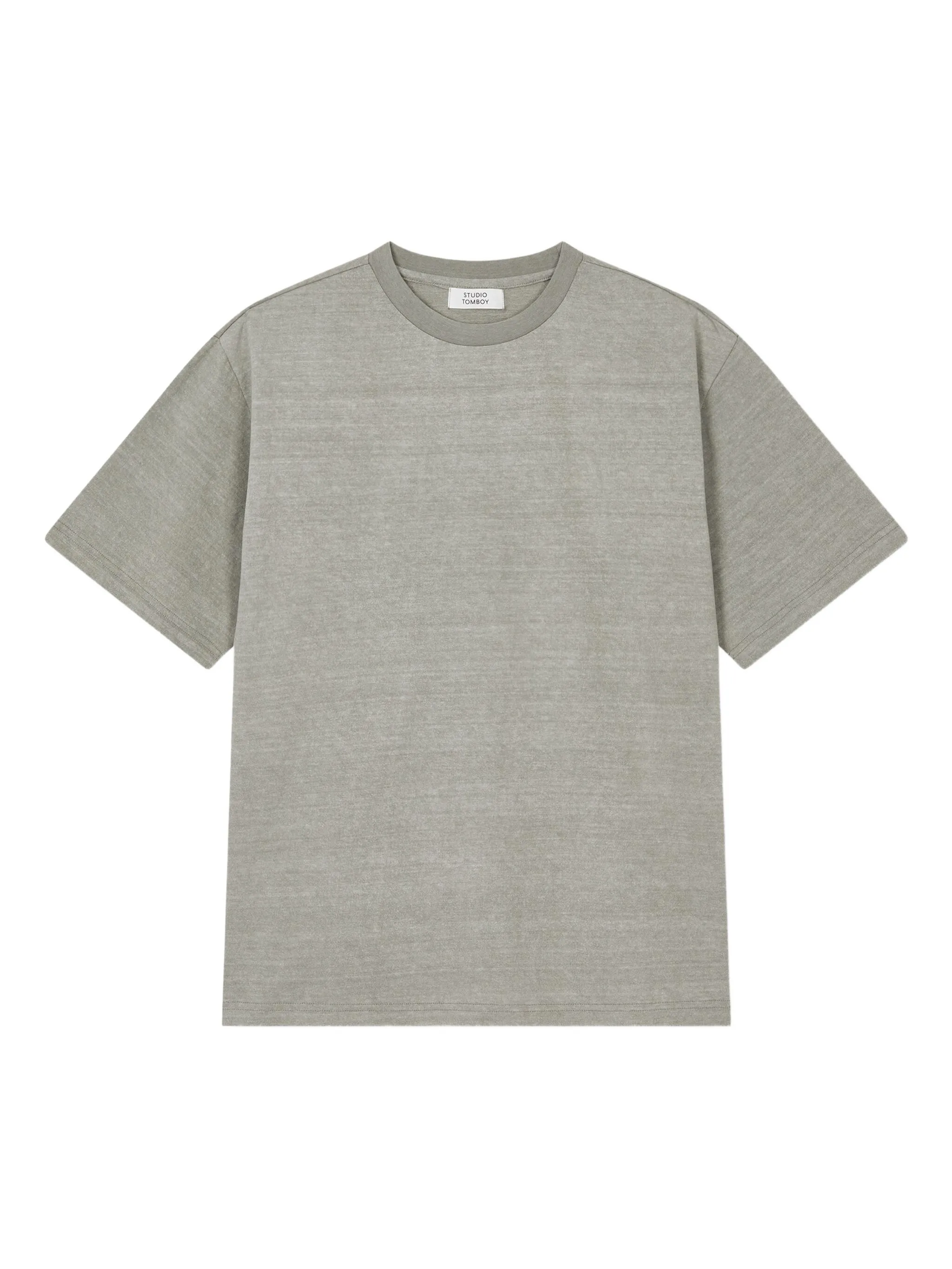 Фактурная футболка с круглым вырезом Studio Tomboy, серый
Фактурная футболка с круглым вырезом Studio Tomboy, серый