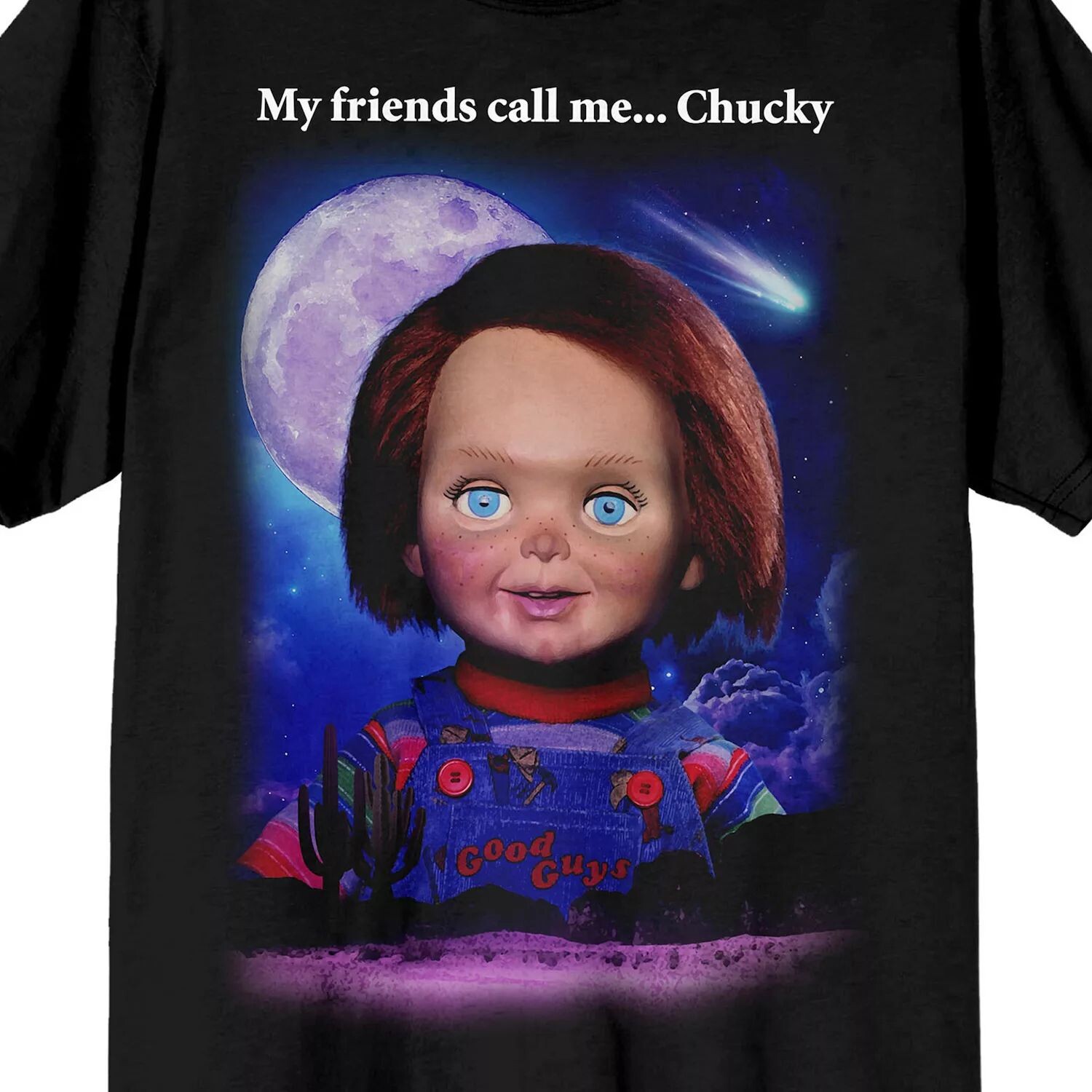 Детская футболка с рисунком Chucky «Мои друзья зовут меня Чаки» Licensed Character
Детская футболка с рисунком Chucky «Мои друзья зовут меня Чаки» Licensed Character