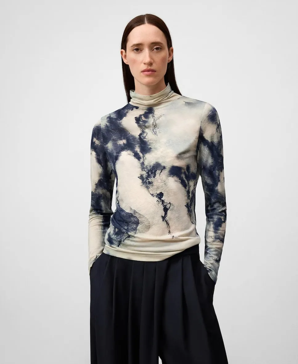 Женская футболка с принтом и воротником-стойкой Adolfo Dominguez, мультиколор
Женская футболка с принтом и воротником-стойкой Adolfo Dominguez, мультиколор