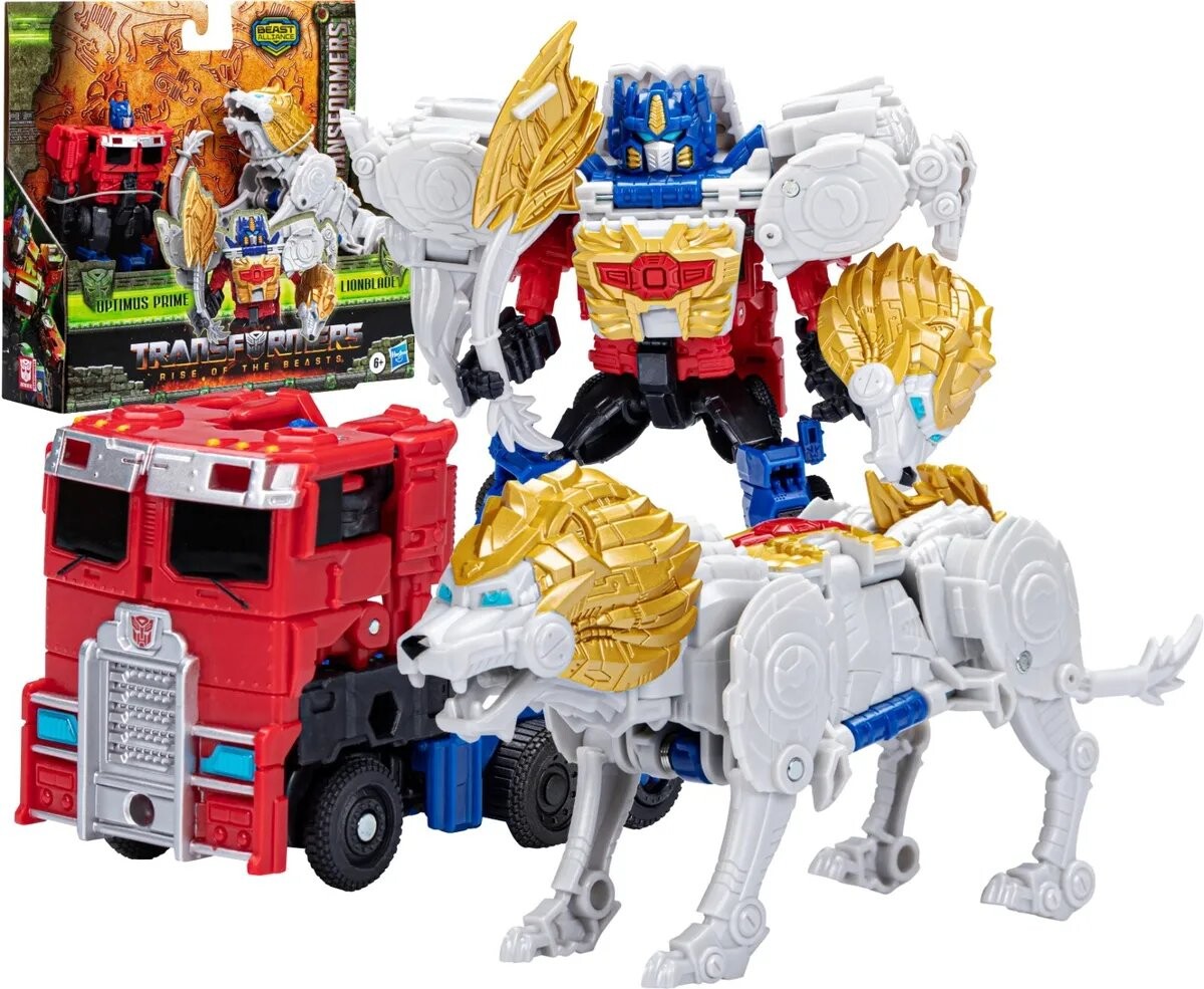 Hasbro Трансформеры: Пробуждение зверя Оптимус Прайм и Львиный клинок F4622 Transformers
Hasbro Трансформеры: Пробуждение зверя Оптимус Прайм и Львиный клинок F4622 Transformers