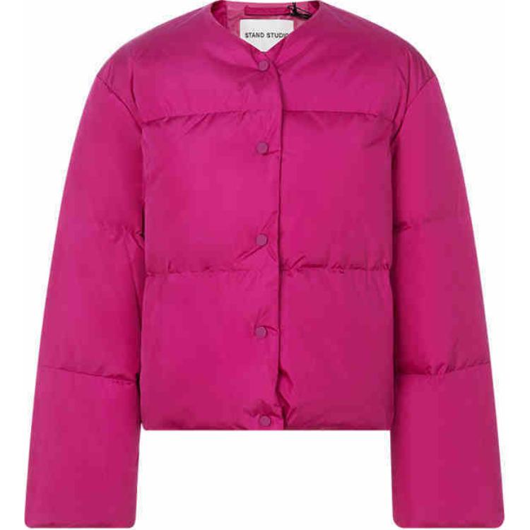 STAND STUDIO Куртка пуховая FW24 женская розово-красная
STAND STUDIO Куртка пуховая FW24 женская розово-красная