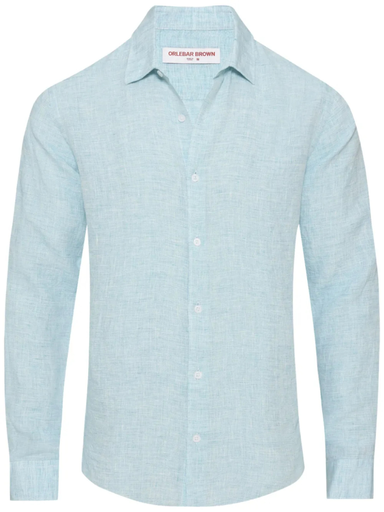 Orlebar Brown льняная рубашка Giles, синий 
Orlebar Brown льняная рубашка Giles, синий