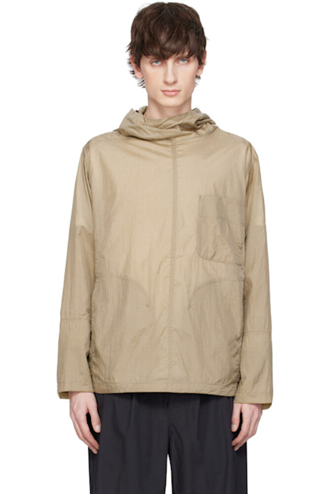 Куртка-рубашка цвета хаки из нейлона с капюшоном DOCUMENT
Куртка-рубашка цвета хаки из нейлона с капюшоном DOCUMENT