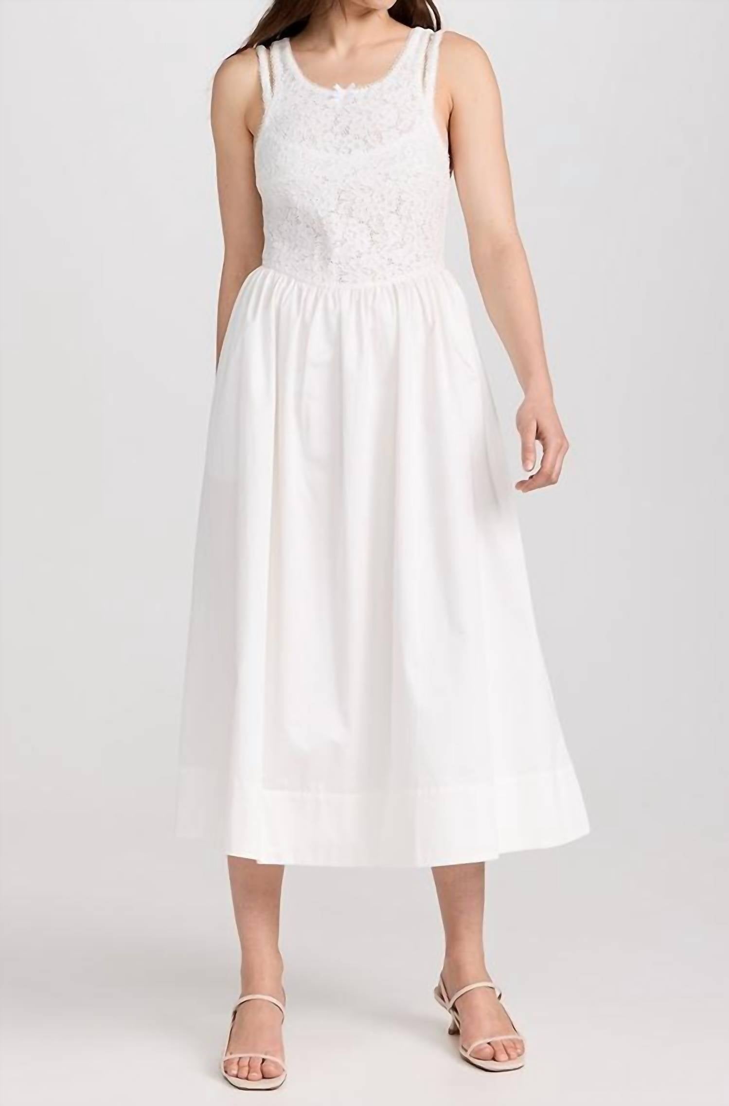 Платье миди Мэнди белого цвета for Love & Lemons
Платье миди Мэнди белого цвета for Love & Lemons