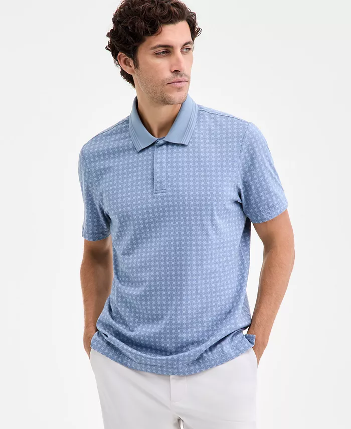 Мужская рубашка-поло Alfani Micro-Lattice Macy's, синий
Мужская рубашка-поло Alfani Micro-Lattice Macy's, синий