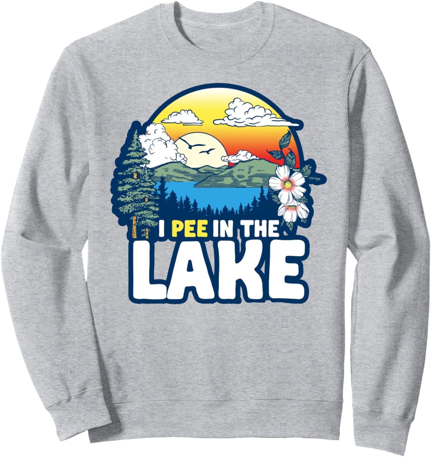 Забавная толстовка с надписью Я писаю в озеро для летних каникул и плавания в стиле 80-х Giant Step Design Co., серый
Забавная толстовка с надписью Я писаю в озеро для летних каникул и плавания в стиле 80-х Giant Step Design Co., серый