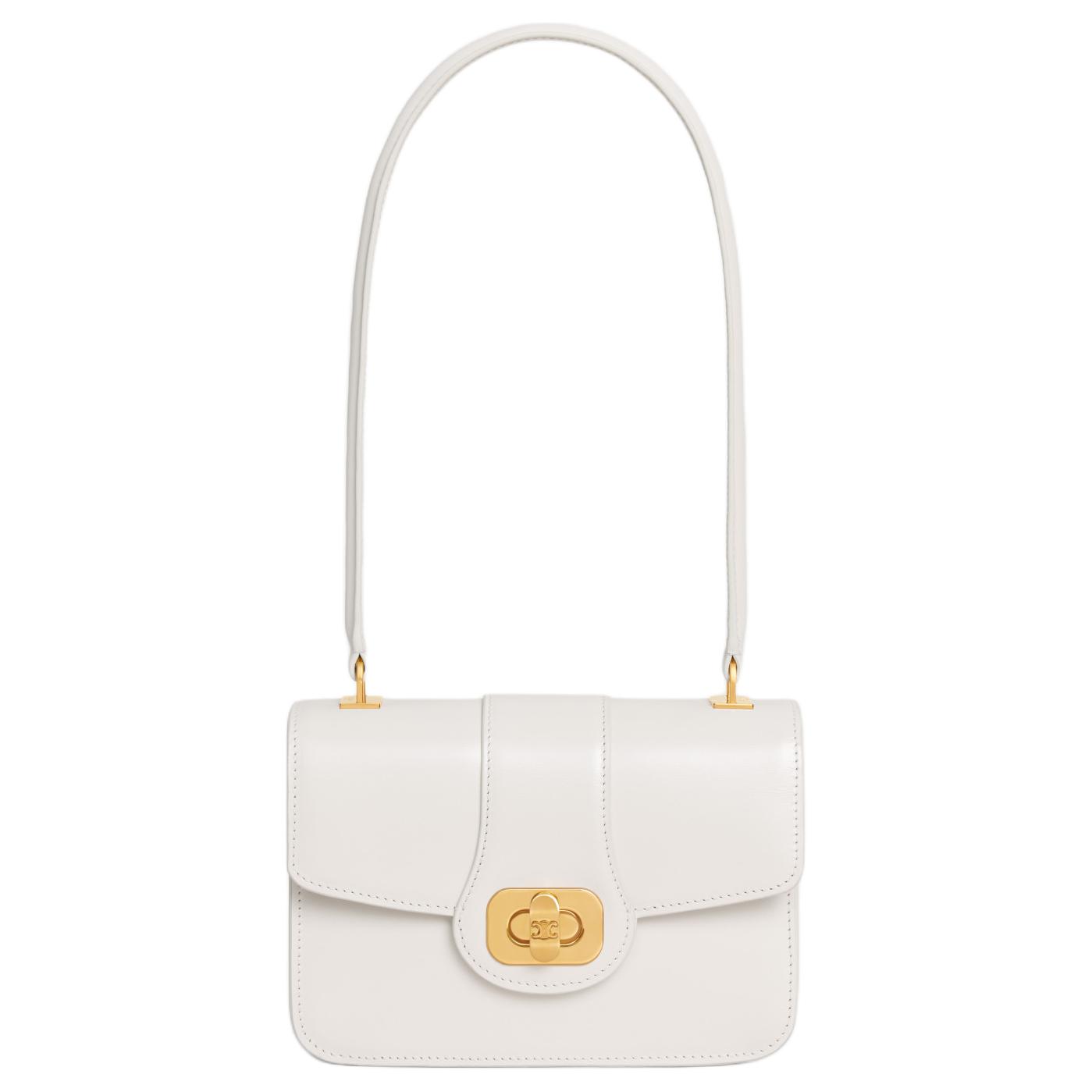 CELINE Женская сумка через плечо из коровьей кожи экрю 
CELINE Женская сумка через плечо из коровьей кожи экрю