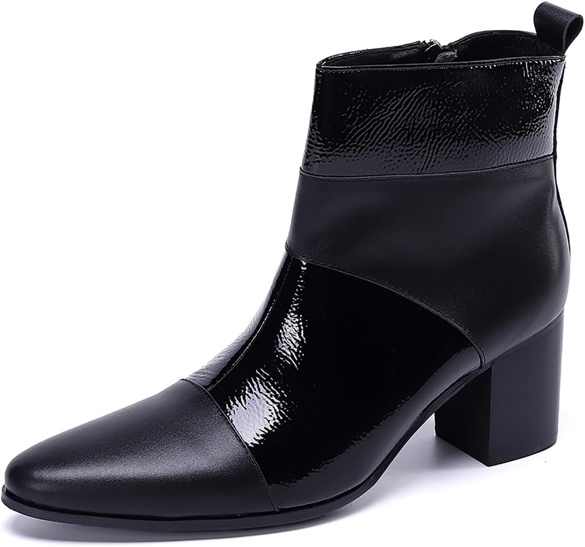 Мужские повседневные западные ботинки Chelsea Santimon Mens Casual Dress - двухцветные ковбойские сапоги из натуральной кожи средней высоты с молнией сбоку для выпускного, бального вечера, вечеринки, дискотеки и свадьбы, черный
Мужские повседневные западные ботинки Chelsea Santimon Mens Casual Dress - двухцветные ковбойские сапоги из натуральной кожи средней высоты с молнией сбоку для выпускного, бального вечера, вечеринки, дискотеки и свадьбы, черный