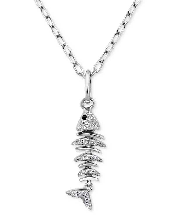 Ожерелье с подвеской в форме рыбьей кости из кубического циркония, 16 дюймов + 2-дюймовый удлинитель, эксклюзивно в Macy's Giani Bernini, silver
Ожерелье с подвеской в форме рыбьей кости из кубического циркония, 16 дюймов + 2-дюймовый удлинитель, эксклюзивно в Macy's Giani Bernini, silver