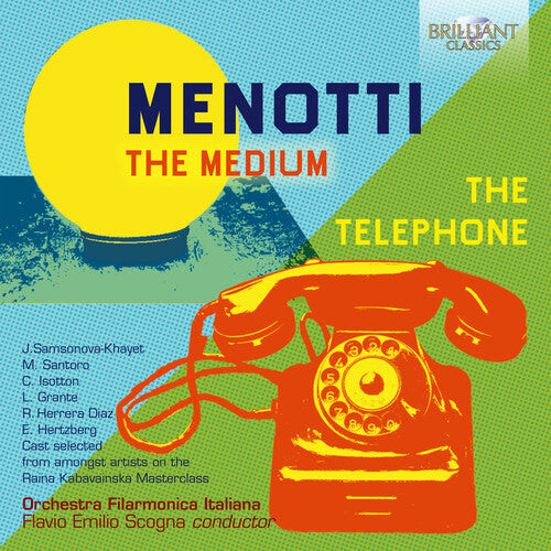 CD диск Menotti / Orchestra Filarmonica Italiana: Medium / Telephone
CD диск Menotti / Orchestra Filarmonica Italiana: Medium / Telephone