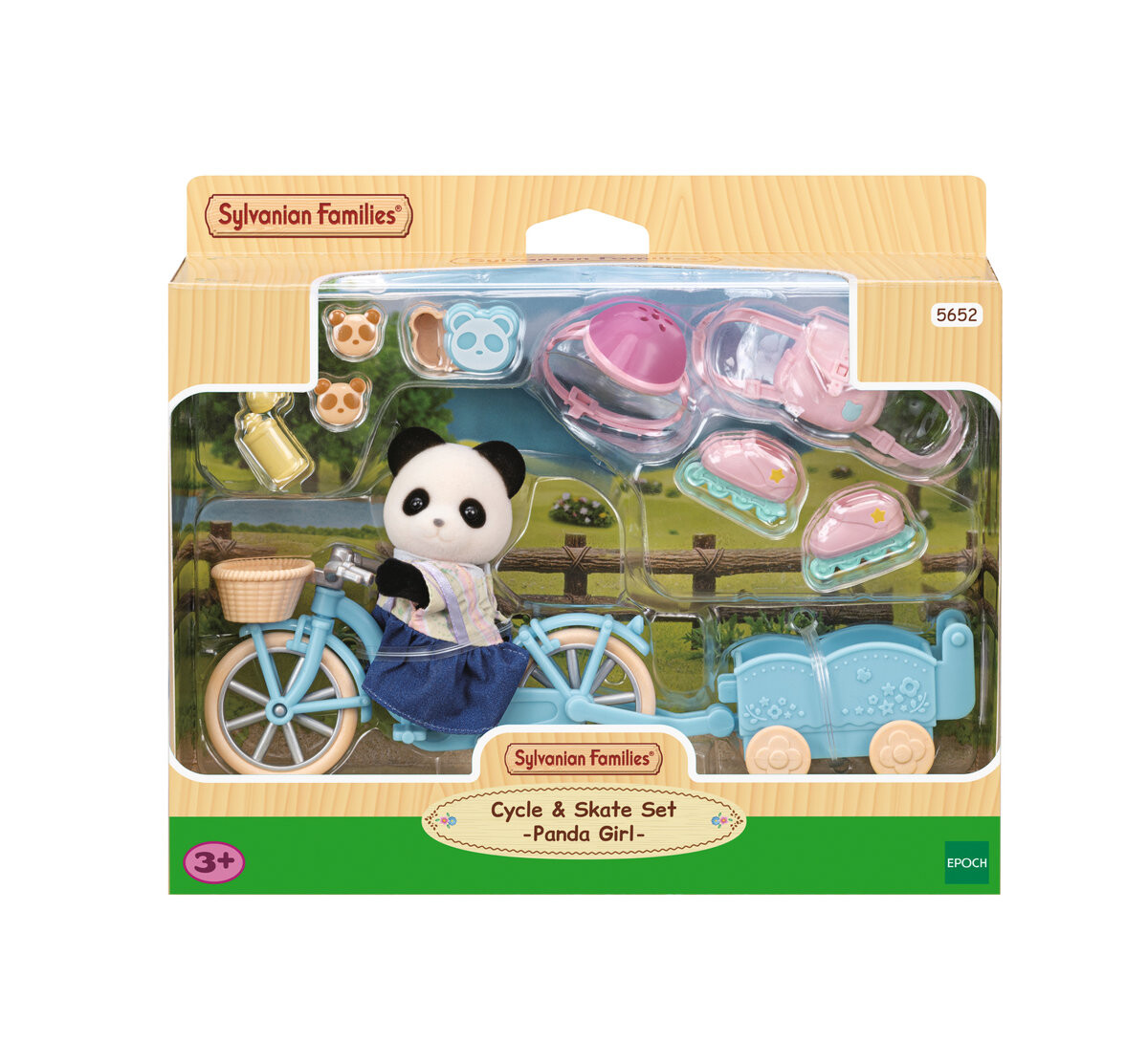 Sylvanian Families, Набор для велосипедного тура с пандой и фигуркой, 5652
Sylvanian Families, Набор для велосипедного тура с пандой и фигуркой, 5652